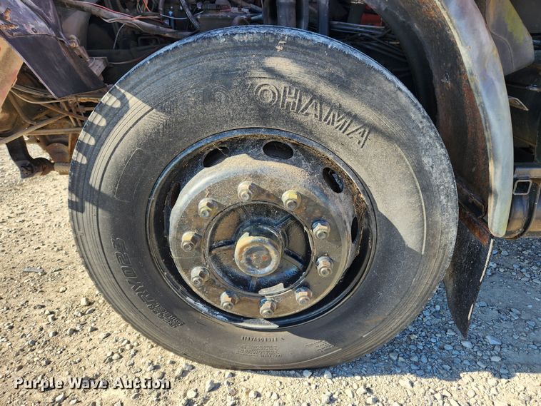 image for item JB9716 1988 Mack MS300P  dump flatbed truck