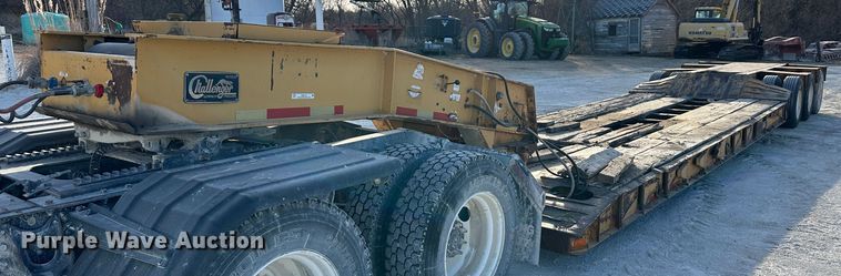 image for item JD9723 2001 Witzco RG-50  lowboy equipment trailer