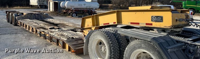 image for item JD9723 2001 Witzco RG-50  lowboy equipment trailer