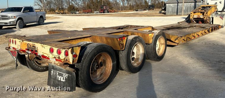 image for item JD9723 2001 Witzco RG-50  lowboy equipment trailer