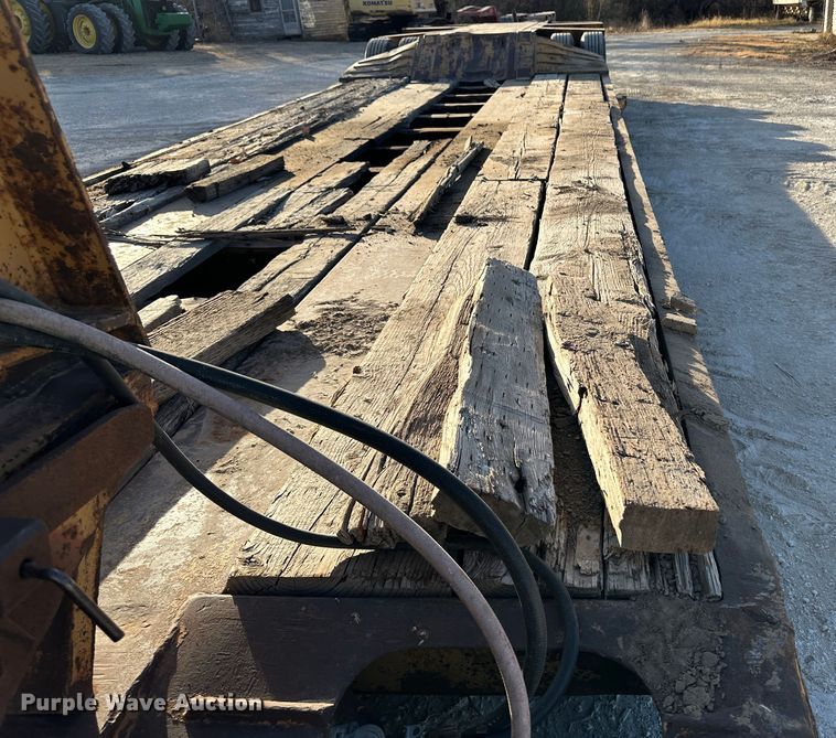 image for item JD9723 2001 Witzco RG-50  lowboy equipment trailer