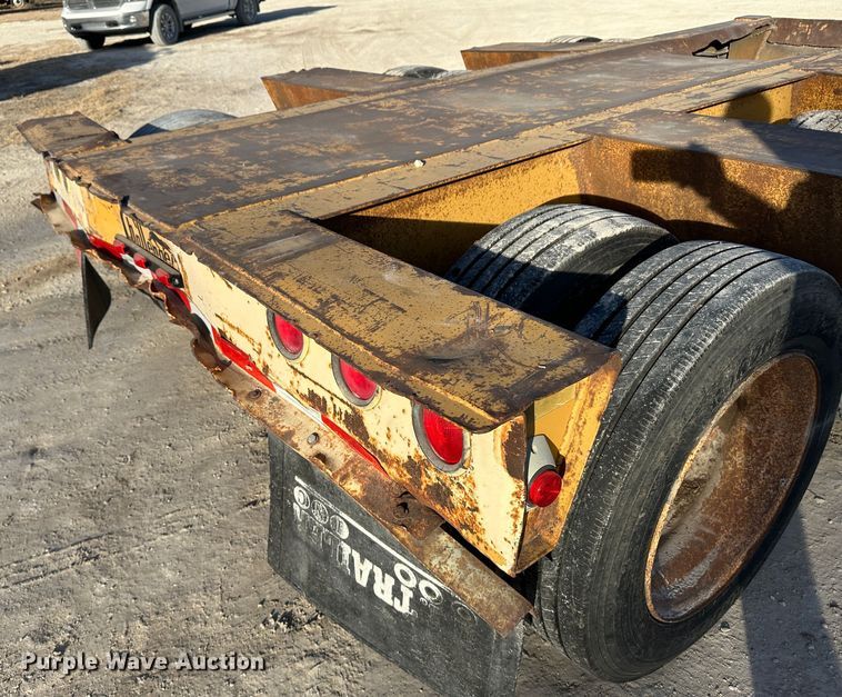 image for item JD9723 2001 Witzco RG-50  lowboy equipment trailer