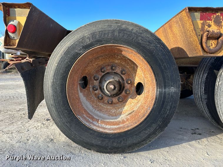 image for item JD9723 2001 Witzco RG-50  lowboy equipment trailer