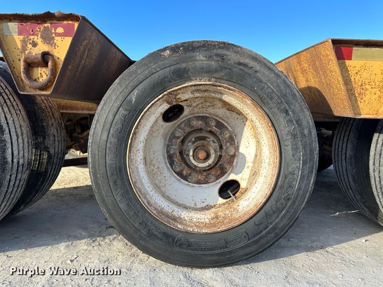 image for item JD9723 2001 Witzco RG-50  lowboy equipment trailer