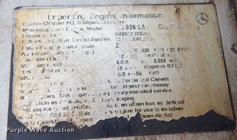 image for item JL9760 2007 Freightliner M2  flatbed truck