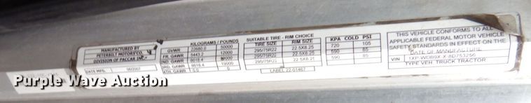 image for item JL9776 2008 Peterbilt 388  semi truck