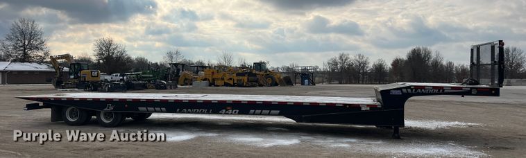 image for item JU9863 2013 Landoll 440L  drop tilt deck equipment trailer