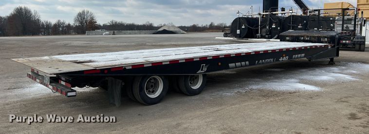 image for item JU9863 2013 Landoll 440L  drop tilt deck equipment trailer