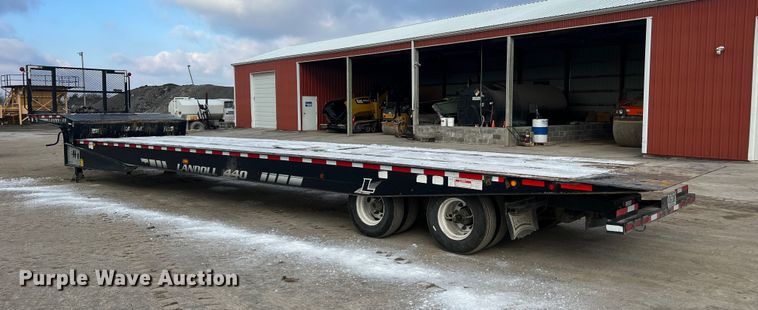 image for item JU9863 2013 Landoll 440L  drop tilt deck equipment trailer