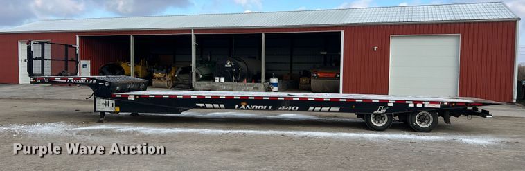 image for item JU9863 2013 Landoll 440L  drop tilt deck equipment trailer
