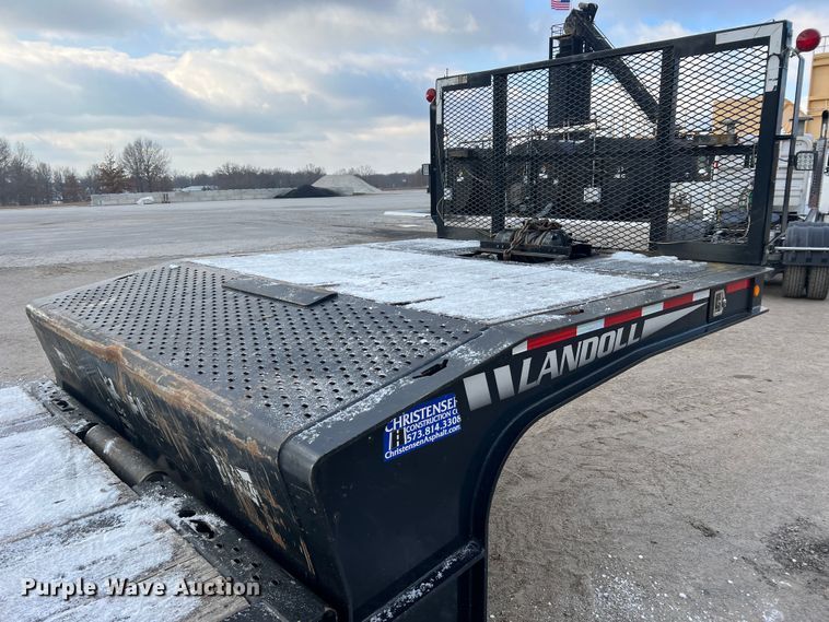 image for item JU9863 2013 Landoll 440L  drop tilt deck equipment trailer