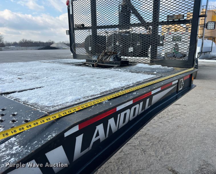 image for item JU9863 2013 Landoll 440L  drop tilt deck equipment trailer