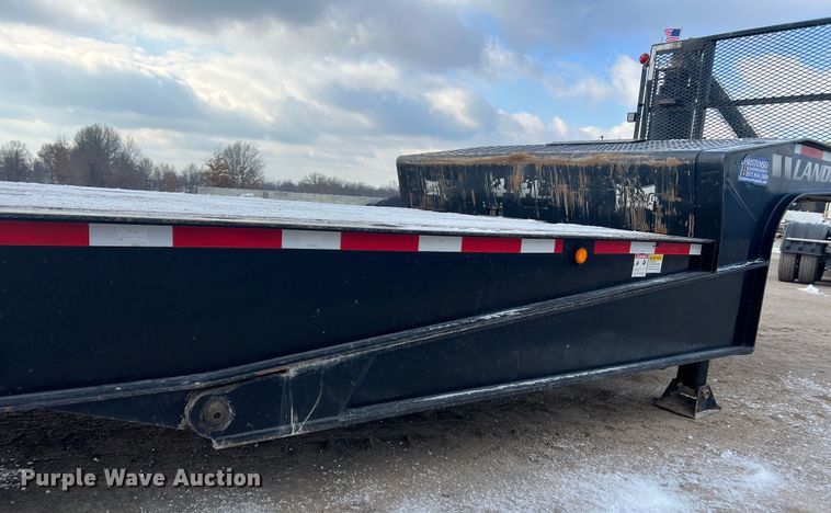 image for item JU9863 2013 Landoll 440L  drop tilt deck equipment trailer