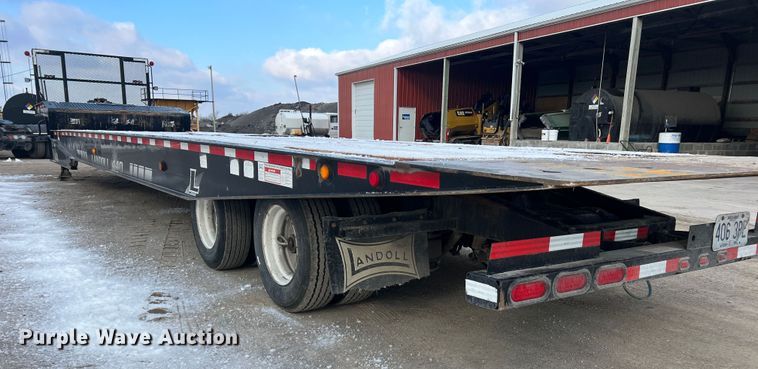 image for item JU9863 2013 Landoll 440L  drop tilt deck equipment trailer