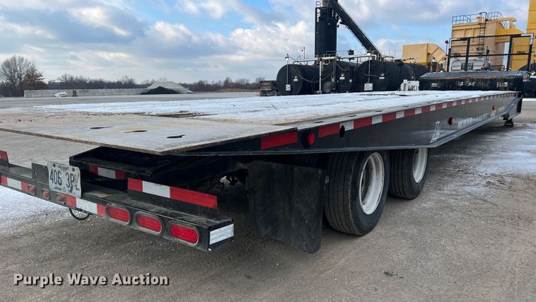 image for item JU9863 2013 Landoll 440L  drop tilt deck equipment trailer