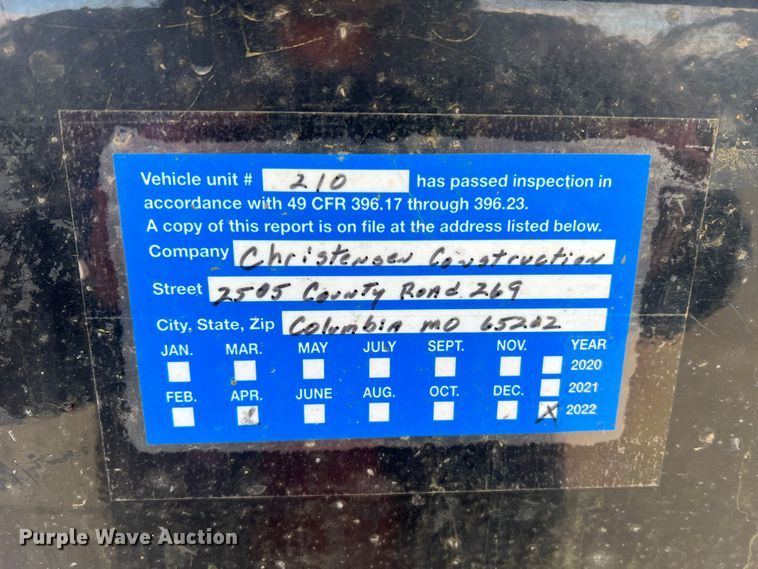 image for item JU9863 2013 Landoll 440L  drop tilt deck equipment trailer