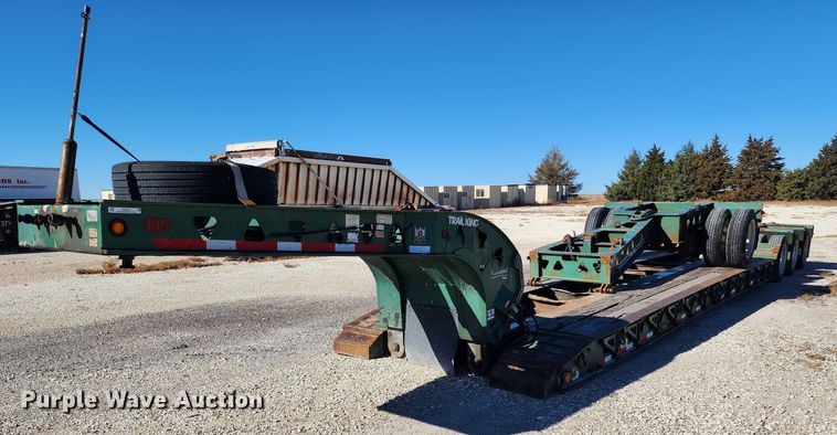 image for item KC9412 2010 Trail King TK110HDG-533  lowboy equipment trailer