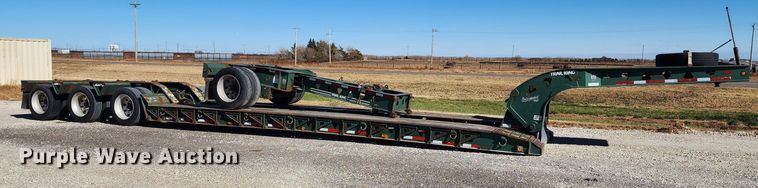 image for item KC9412 2010 Trail King TK110HDG-533  lowboy equipment trailer