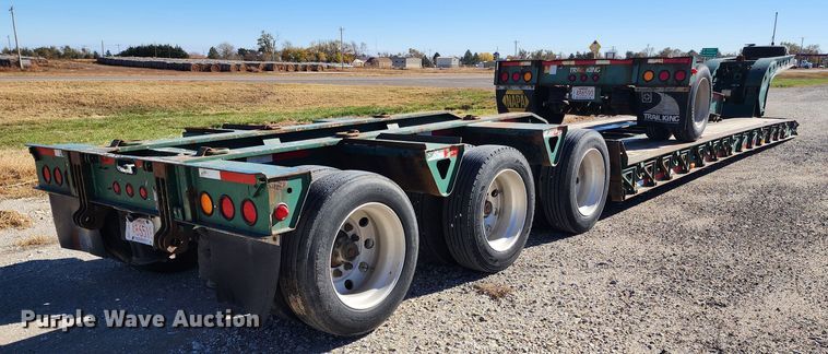 image for item KC9412 2010 Trail King TK110HDG-533  lowboy equipment trailer