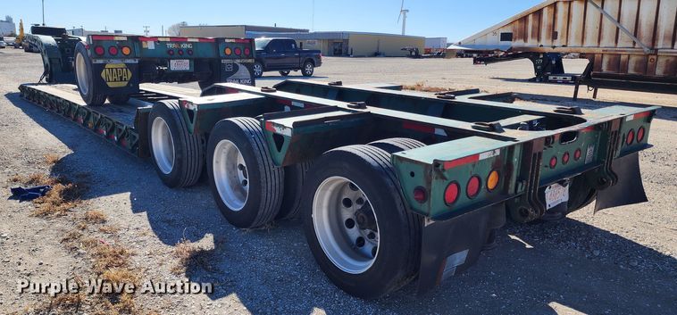 image for item KC9412 2010 Trail King TK110HDG-533  lowboy equipment trailer