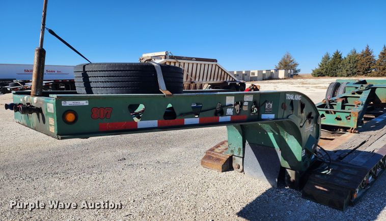 image for item KC9412 2010 Trail King TK110HDG-533  lowboy equipment trailer