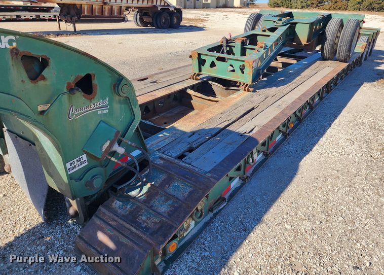 image for item KC9412 2010 Trail King TK110HDG-533  lowboy equipment trailer