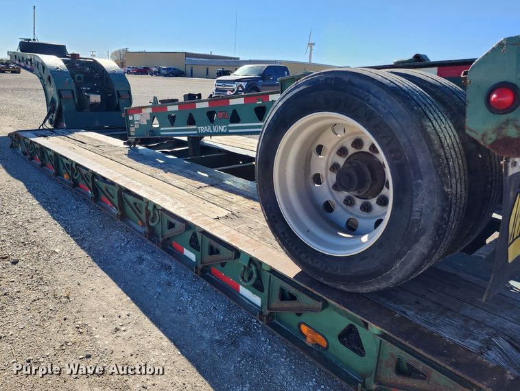 image for item KC9412 2010 Trail King TK110HDG-533  lowboy equipment trailer