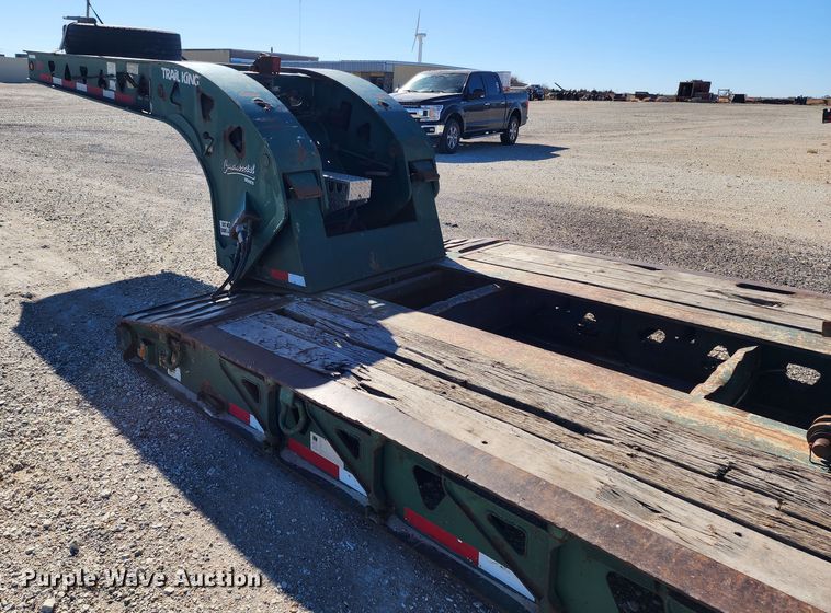 image for item KC9412 2010 Trail King TK110HDG-533  lowboy equipment trailer