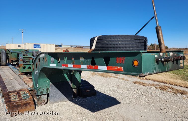 image for item KC9412 2010 Trail King TK110HDG-533  lowboy equipment trailer