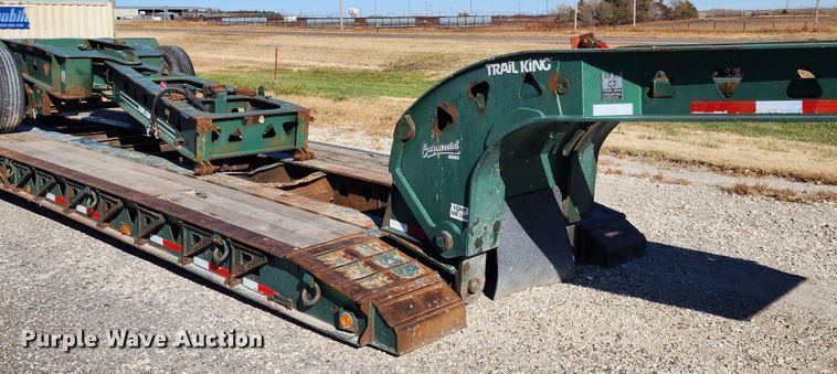 image for item KC9412 2010 Trail King TK110HDG-533  lowboy equipment trailer