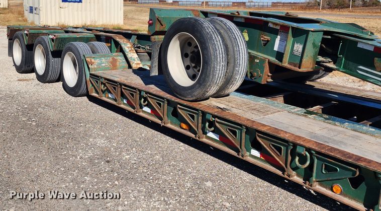 image for item KC9412 2010 Trail King TK110HDG-533  lowboy equipment trailer