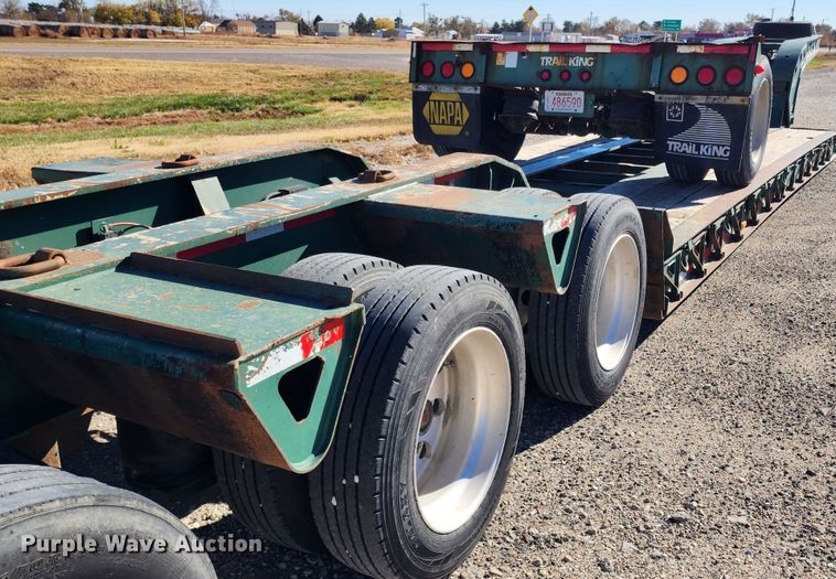 image for item KC9412 2010 Trail King TK110HDG-533  lowboy equipment trailer