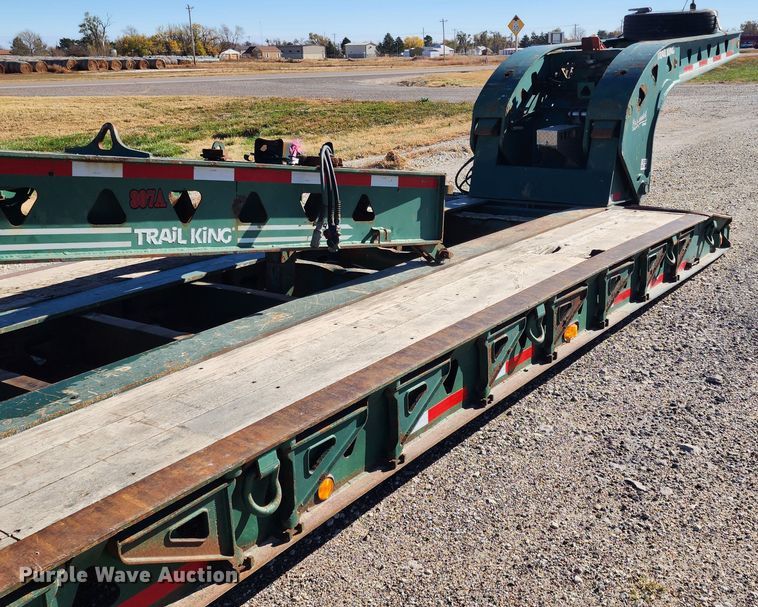 image for item KC9412 2010 Trail King TK110HDG-533  lowboy equipment trailer