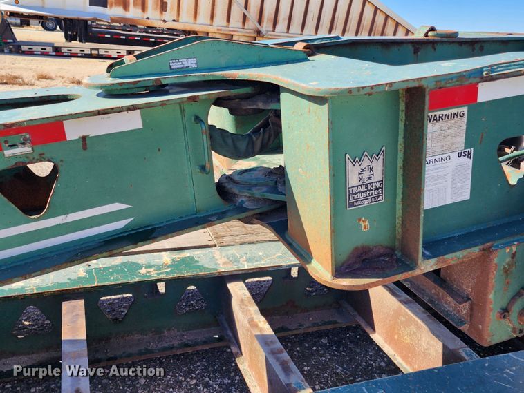 image for item KC9412 2010 Trail King TK110HDG-533  lowboy equipment trailer