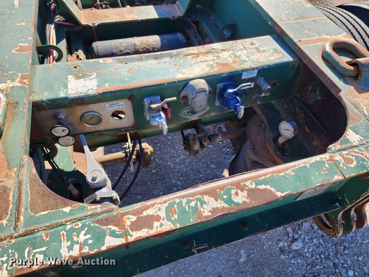 image for item KC9412 2010 Trail King TK110HDG-533  lowboy equipment trailer