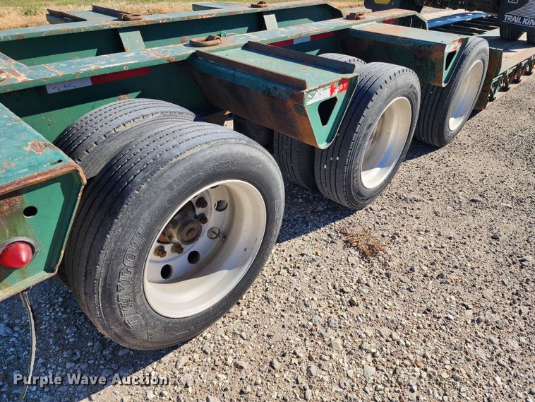 image for item KC9412 2010 Trail King TK110HDG-533  lowboy equipment trailer