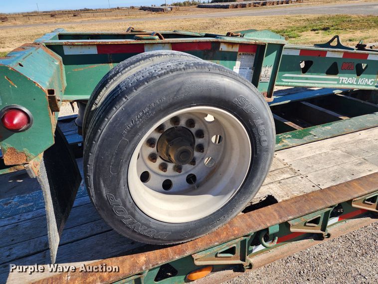 image for item KC9412 2010 Trail King TK110HDG-533  lowboy equipment trailer