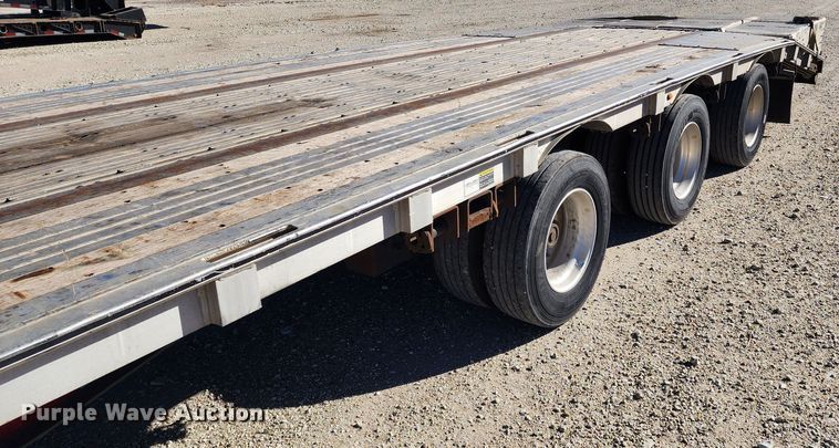 image for item KC9413 2015 Wilson CD-1080  drop deck equipment trailer