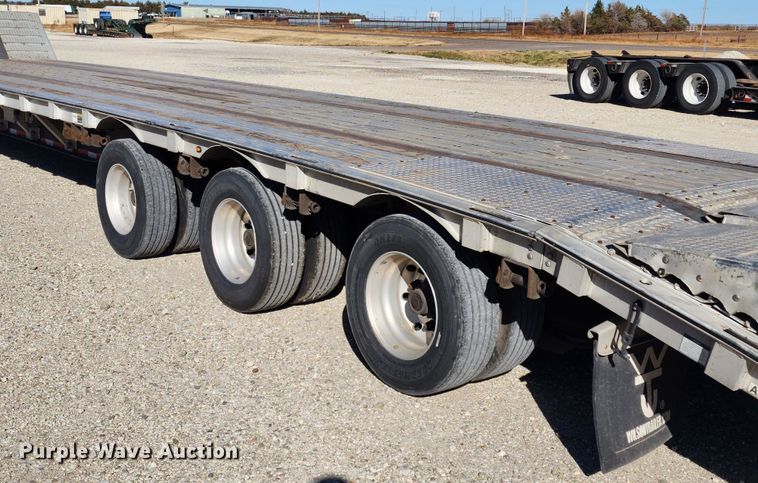 image for item KC9413 2015 Wilson CD-1080  drop deck equipment trailer
