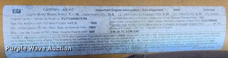 image for item KC9414 2010 Peterbilt 389  semi truck