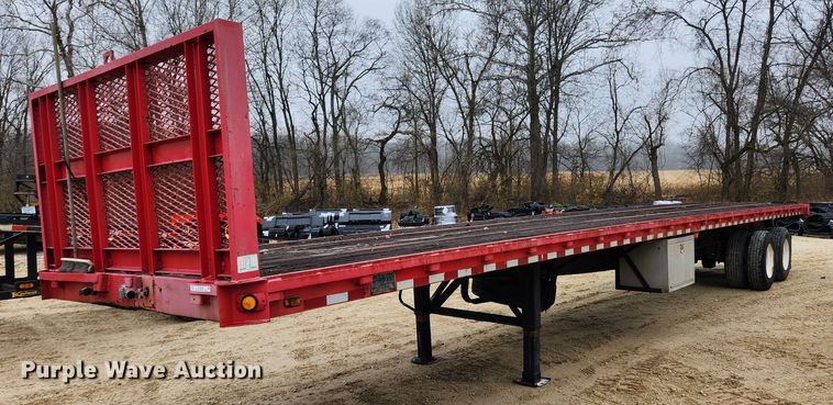image for item KT9556 1989 Great Dane GPS-245  flatbed trailer