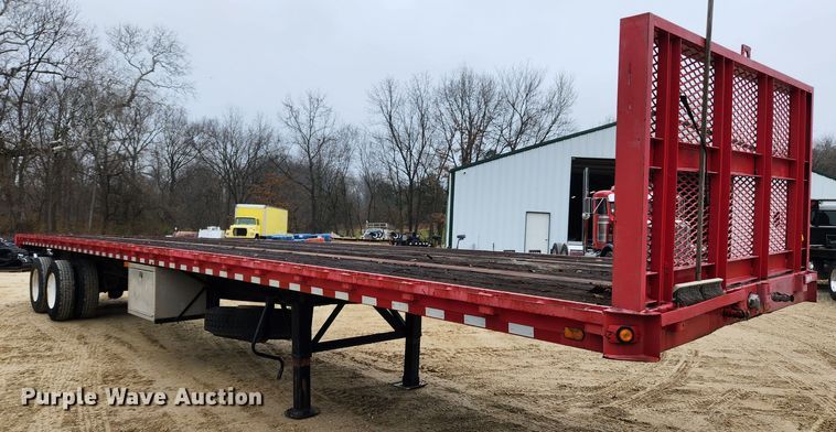 image for item KT9556 1989 Great Dane GPS-245  flatbed trailer