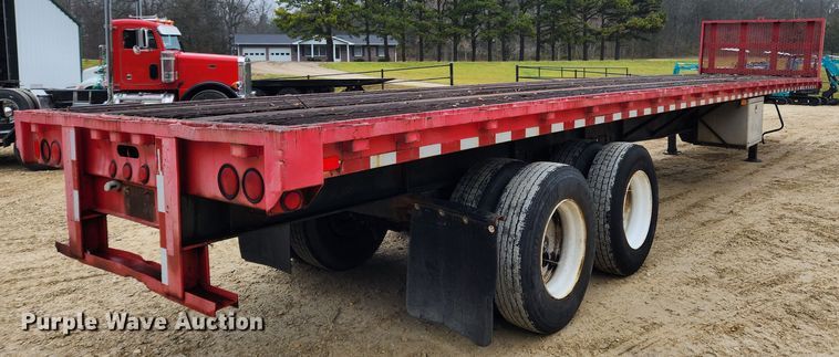 image for item KT9556 1989 Great Dane GPS-245  flatbed trailer
