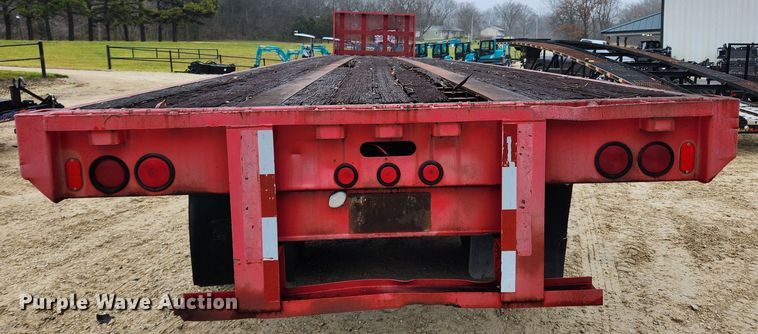 image for item KT9556 1989 Great Dane GPS-245  flatbed trailer