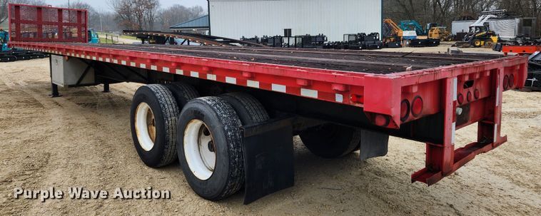 image for item KT9556 1989 Great Dane GPS-245  flatbed trailer