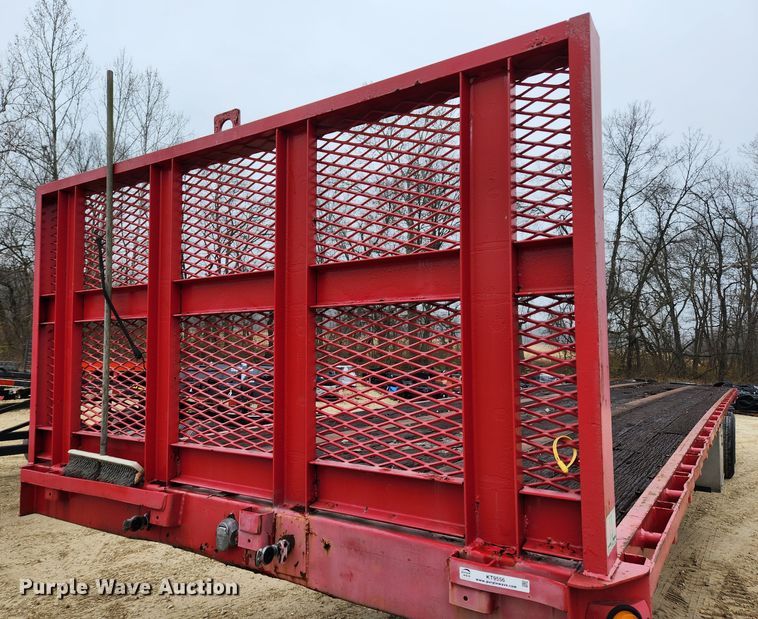 image for item KT9556 1989 Great Dane GPS-245  flatbed trailer