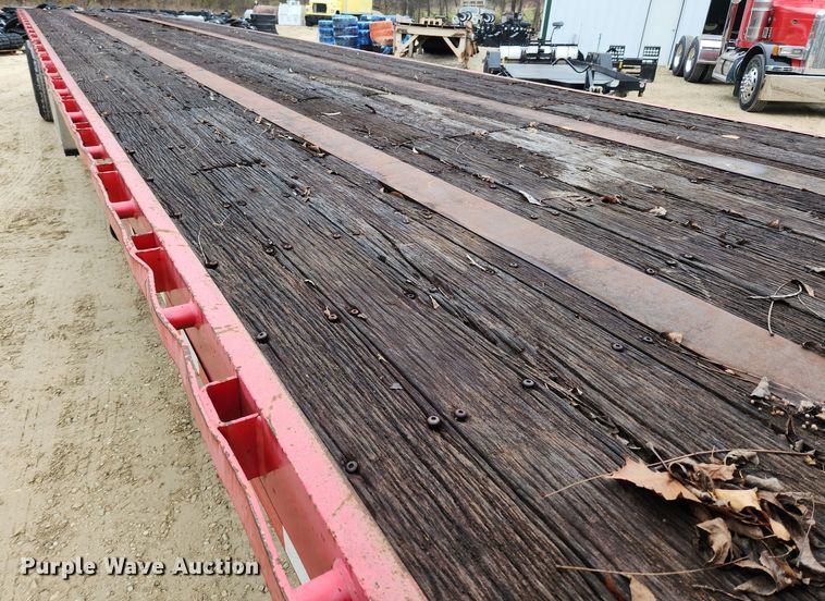 image for item KT9556 1989 Great Dane GPS-245  flatbed trailer