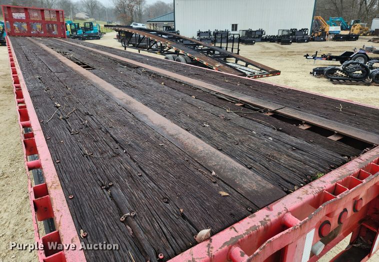 image for item KT9556 1989 Great Dane GPS-245  flatbed trailer