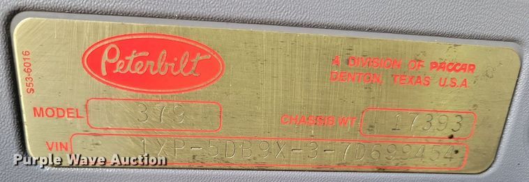 image for item LG9378 2007 Peterbilt 379 semi truck