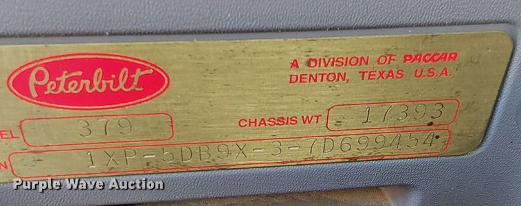 image for item LG9378 2007 Peterbilt 379 semi truck